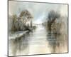 Soft and Silent Riverbank-Anne Farrall Doyle-Mounted Giclee Print