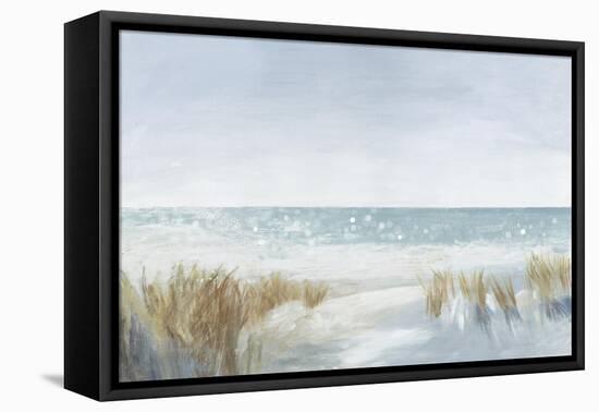 Soft Beach-Asia Jensen-Framed Stretched Canvas