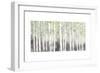 Soft Birches Charcoal-James Wiens-Framed Premium Giclee Print