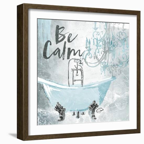 Soft Blue Bath-OnRei-Framed Art Print