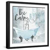 Soft Blue Bath-OnRei-Framed Art Print