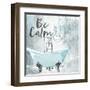 Soft Blue Bath-OnRei-Framed Art Print