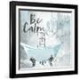 Soft Blue Bath-OnRei-Framed Art Print