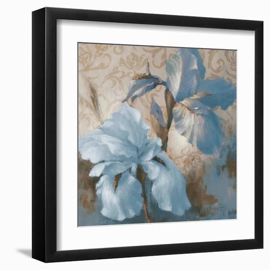 Soft Blue Blooms I-Lanie Loreth-Framed Art Print