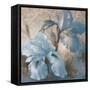 Soft Blue Blooms I-Lanie Loreth-Framed Stretched Canvas