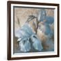 Soft Blue Blooms I-Lanie Loreth-Framed Art Print