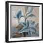 Soft Blue Blooms II-Lanie Loreth-Framed Art Print