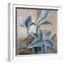 Soft Blue Blooms II-Lanie Loreth-Framed Art Print