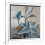 Soft Blue Blooms II-Lanie Loreth-Framed Art Print