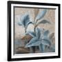 Soft Blue Blooms II-Lanie Loreth-Framed Art Print