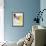 Soft Blue Feature-Pamela K. Beer-Framed Art Print displayed on a wall