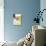 Soft Blue Feature-Pamela K. Beer-Mounted Art Print displayed on a wall
