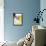 Soft Blue Feature-Pamela K. Beer-Framed Stretched Canvas displayed on a wall