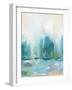 Soft Blue Landscape I-null-Framed Art Print