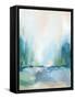 Soft Blue Landscape II-null-Framed Stretched Canvas