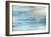 Soft Blue Lines-null-Framed Art Print