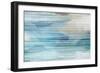 Soft Blue Lines-null-Framed Art Print