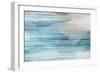 Soft Blue Lines-null-Framed Art Print