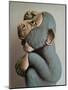 Soft Blue Monkey, 2006,-Peter Jones-Mounted Giclee Print