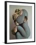 Soft Blue Monkey, 2006,-Peter Jones-Framed Giclee Print