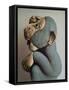 Soft Blue Monkey, 2006,-Peter Jones-Framed Stretched Canvas