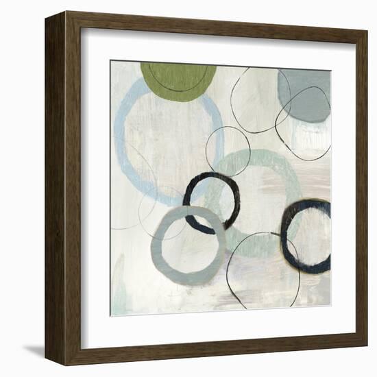 Soft Blue Rings II-Tom Reeves-Framed Art Print