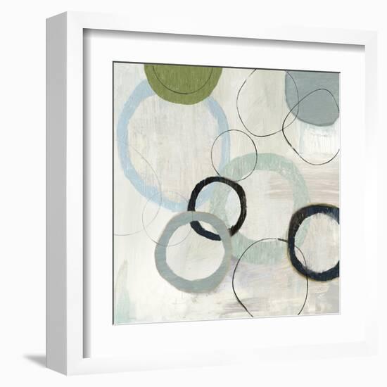 Soft Blue Rings II-Tom Reeves-Framed Art Print