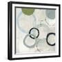 Soft Blue Rings II-Tom Reeves-Framed Art Print