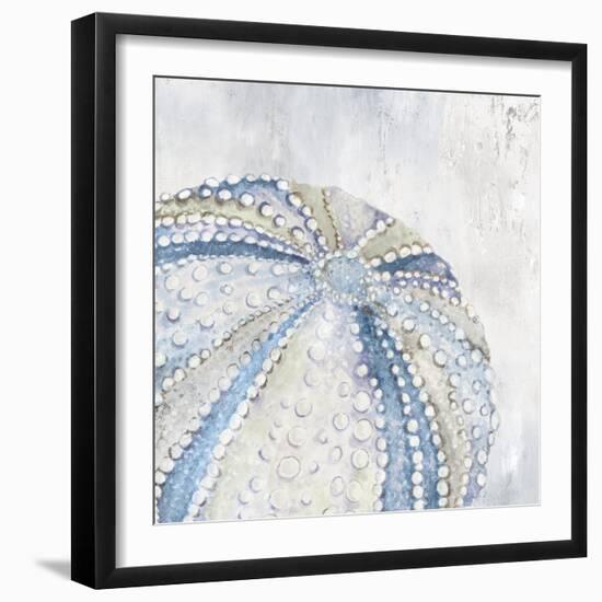 Soft Blue Sea Urchin-Eli Jones-Framed Art Print