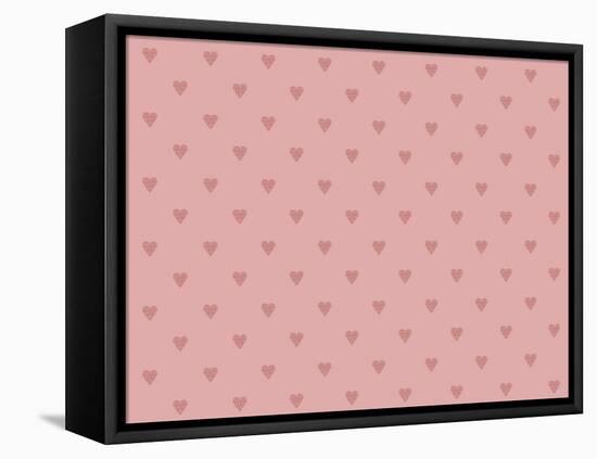 Soft Candy Heart-Anne Cote-Framed Stretched Canvas
