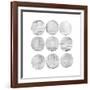 Soft Circles II-Grace Popp-Framed Art Print