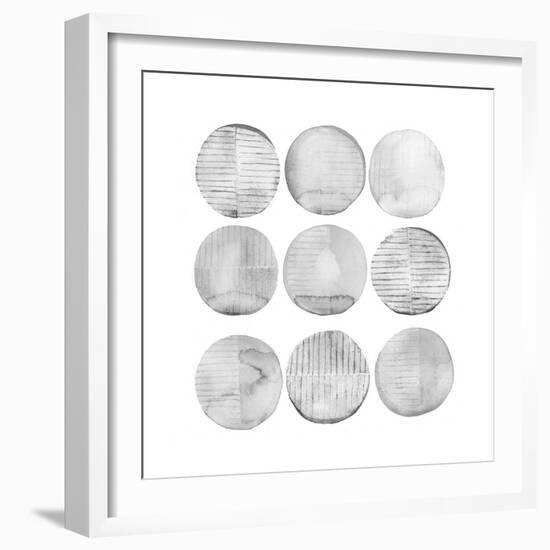 Soft Circles II-Grace Popp-Framed Art Print