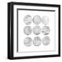 Soft Circles II-Grace Popp-Framed Art Print