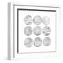 Soft Circles II-Grace Popp-Framed Art Print