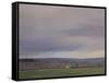 Soft Clouds with Ice Cream Van, Bristol Downs, January-Tom Hughes-Framed Stretched Canvas