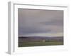 Soft Clouds with Ice Cream Van, Bristol Downs, January-Tom Hughes-Framed Giclee Print