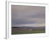 Soft Clouds with Ice Cream Van, Bristol Downs, January-Tom Hughes-Framed Giclee Print