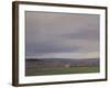 Soft Clouds with Ice Cream Van, Bristol Downs, January-Tom Hughes-Framed Giclee Print