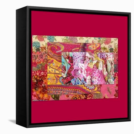 SOFT COLLAGE-Linda Arthurs-Framed Stretched Canvas