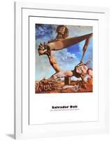 Soft Construction with Boiled Beans-Salvador Dalí-Framed Art Print