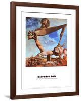 Soft Construction with Boiled Beans-Salvador Dalí-Framed Art Print