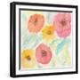 Soft Floral I-Beverly Dyer-Framed Art Print