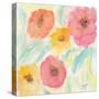 Soft Floral I-Beverly Dyer-Stretched Canvas