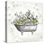 Soft Floral Tub II-null-Stretched Canvas