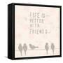 Soft Friends-Lola Bryant-Framed Stretched Canvas