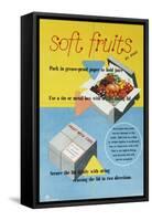 Soft Fruits by Post-K Martin-Framed Stretched Canvas