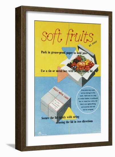 Soft Fruits by Post-K Martin-Framed Art Print