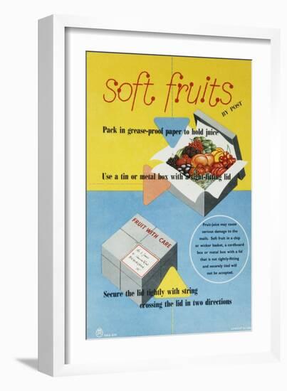 Soft Fruits by Post-K Martin-Framed Art Print