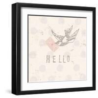 Soft Hello-Lola Bryant-Framed Art Print