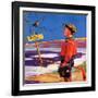 "Soft Ice,"March 1, 1936-Henry Hintermeister-Framed Giclee Print